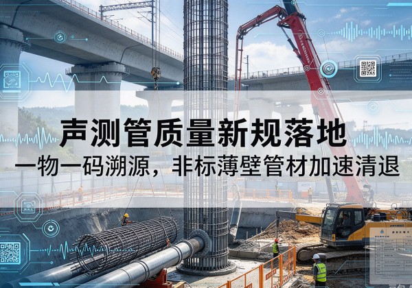 天镇声测管质量新规落地，一物一码溯源，非标薄壁管材加速清退