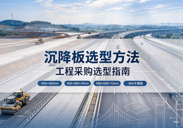 天镇沉降板选择方法